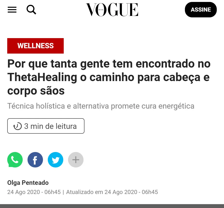 Vogue - ThetaHealing
